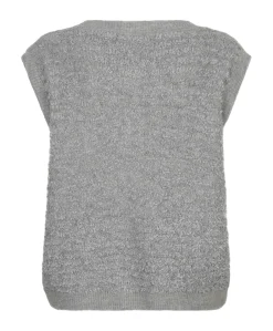 Dames gilet grijs