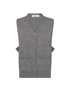 Dames gilet grijs