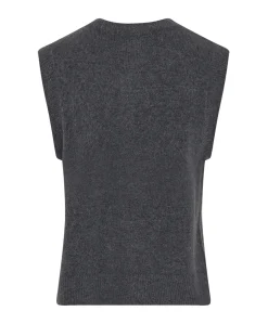 Dames gilet grijs