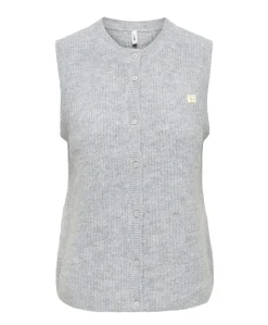 Dames gilet grijs