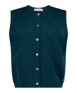 Dames gilet groen