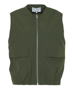 Dames gilet groen