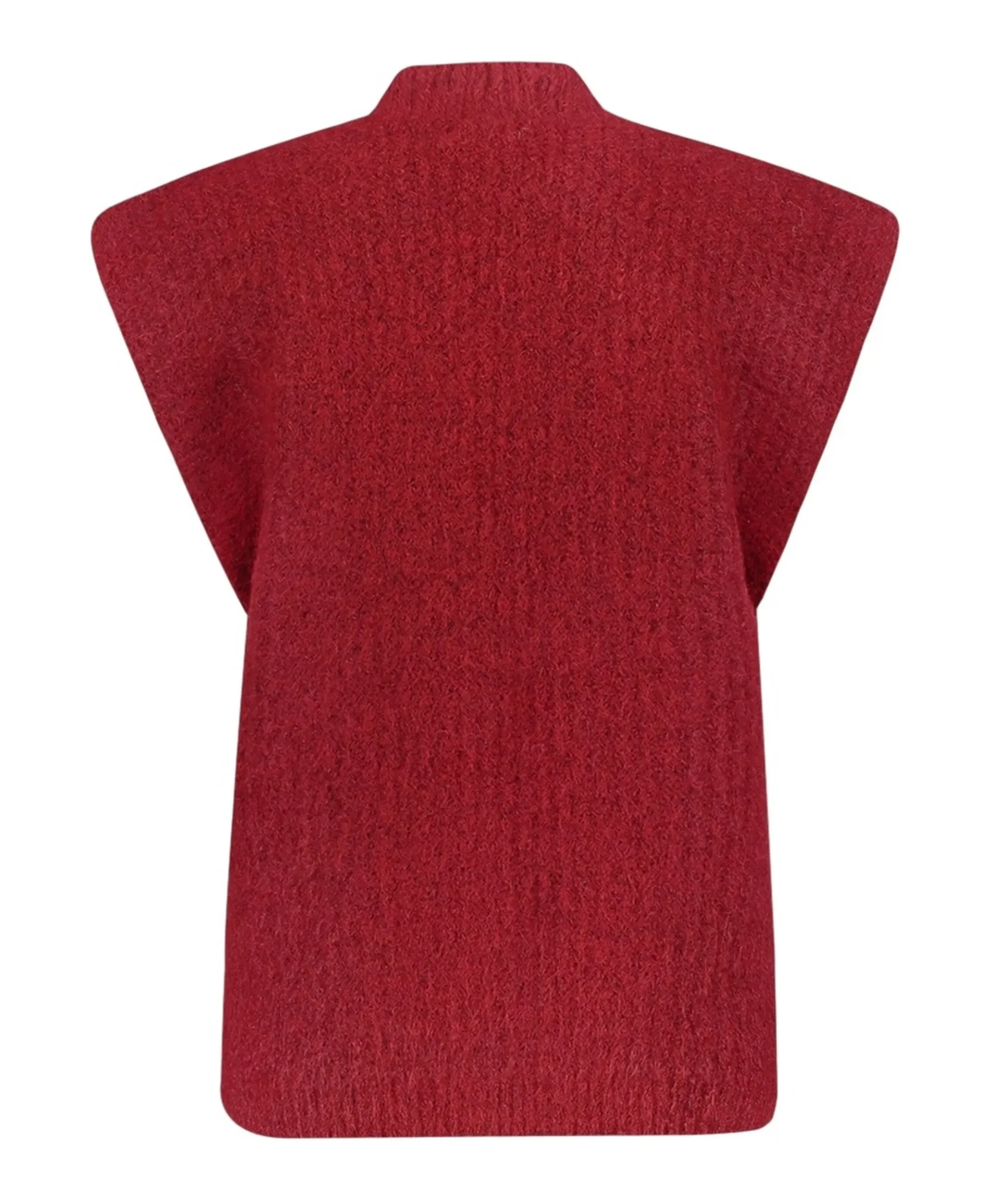 Dames gilet rood