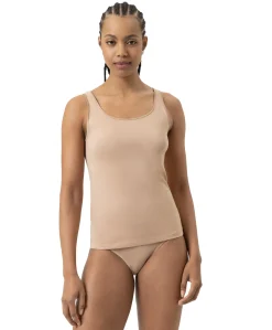 Dames hemd beige