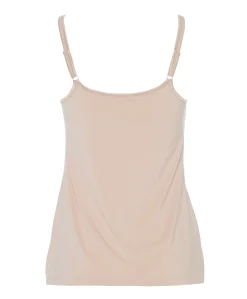 Dames hemd beige