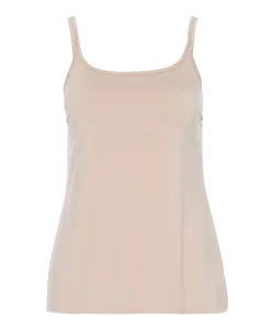 Dames hemd beige
