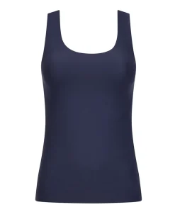 Dames hemd blauw