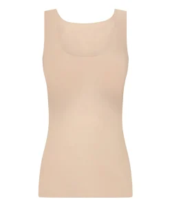 Dames hemd voorgevormd beige