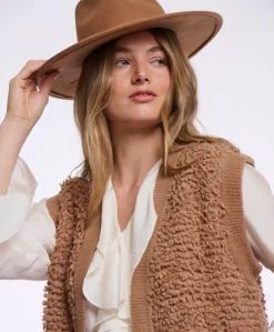 Dames hoed beige