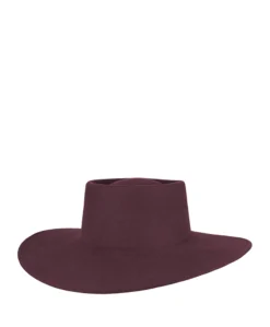 Dames hoed bordeaux
