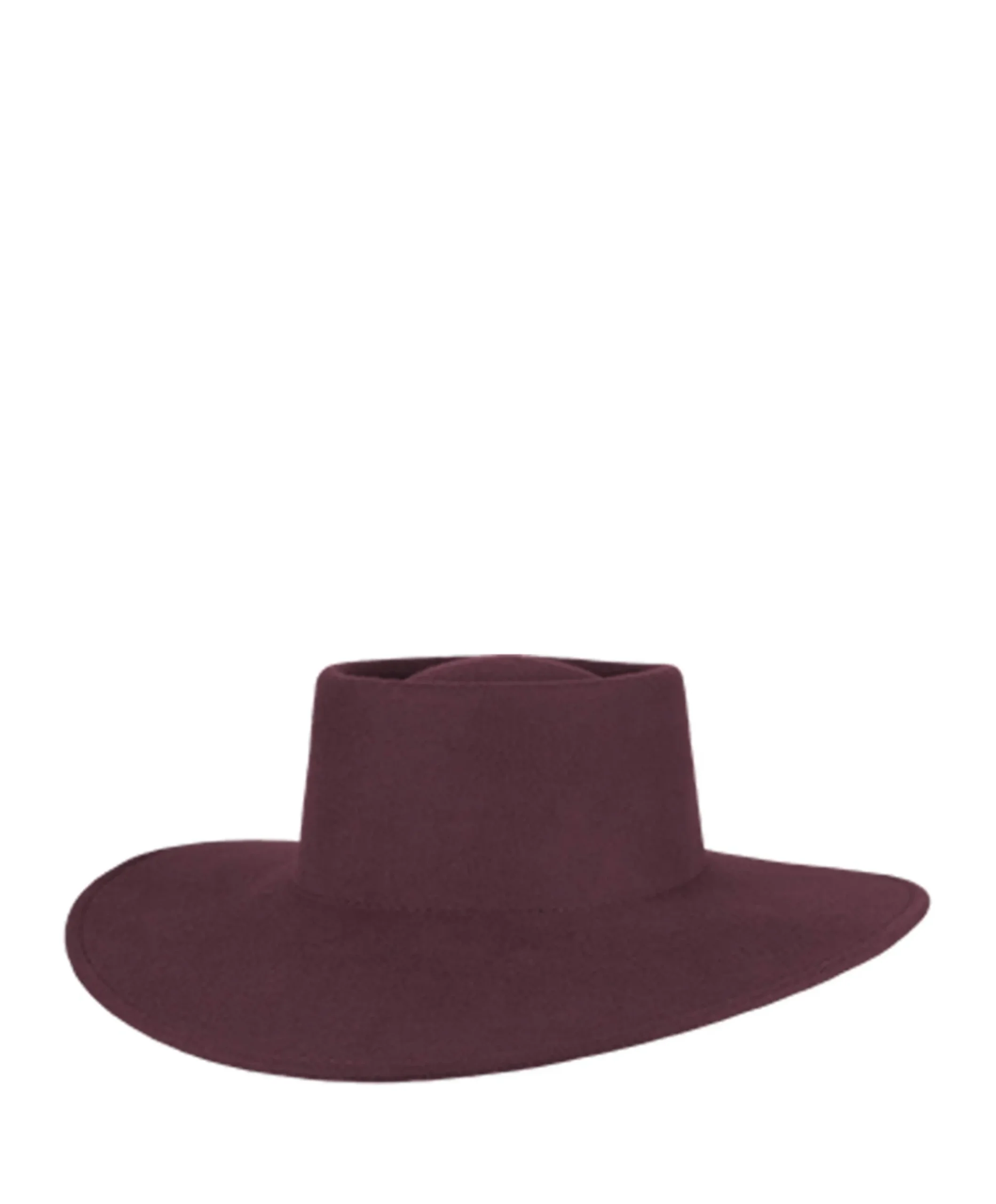 Dames hoed bordeaux