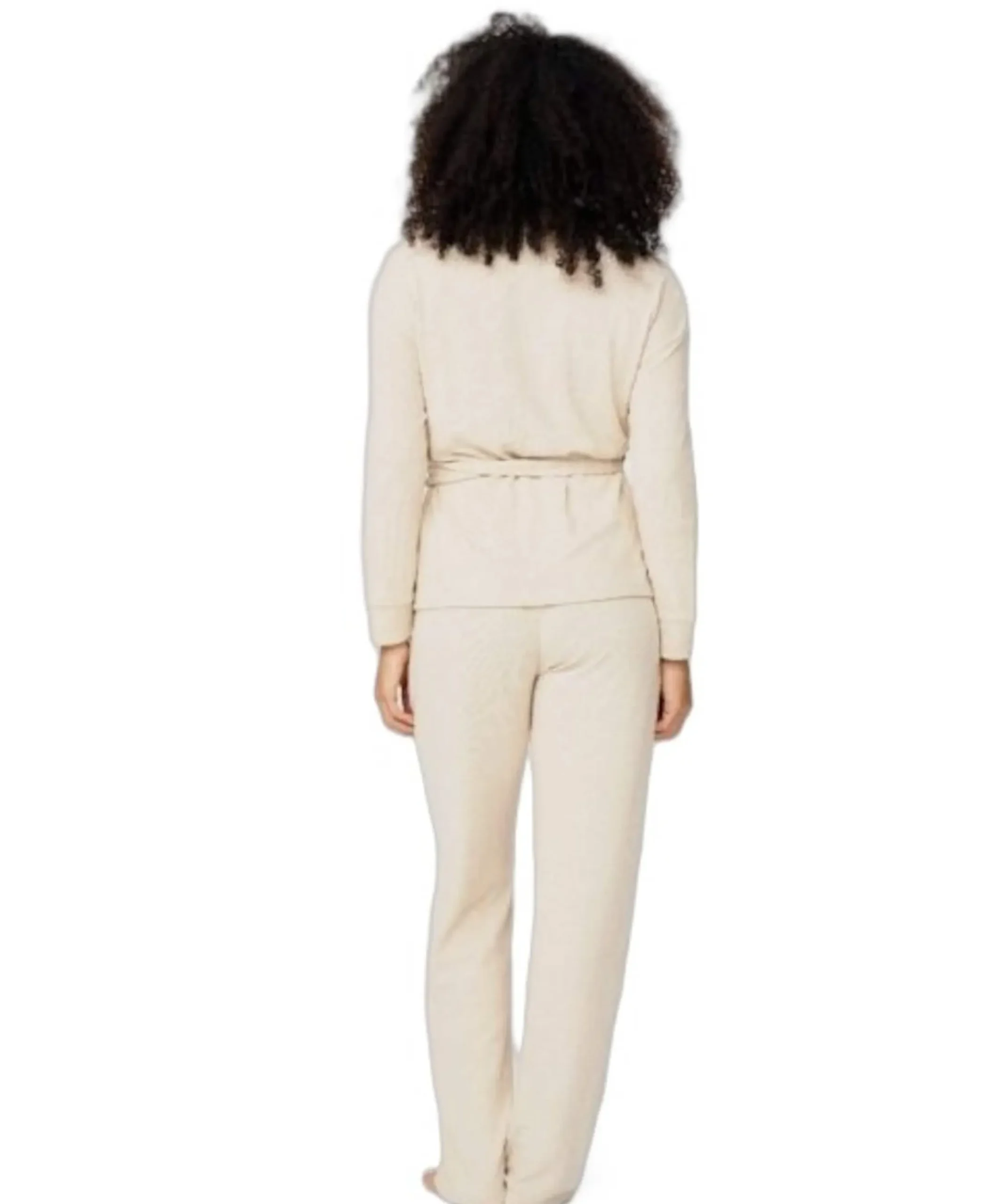 Dames huispak beige
