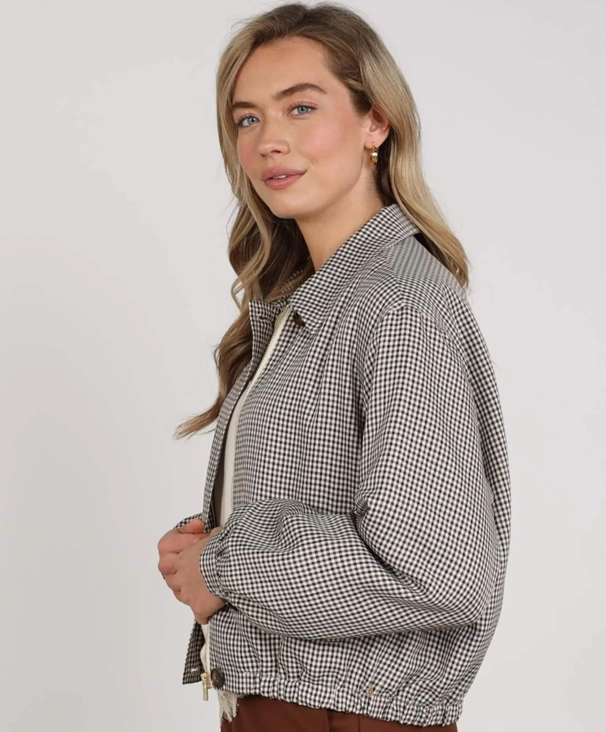 Dames jas beige