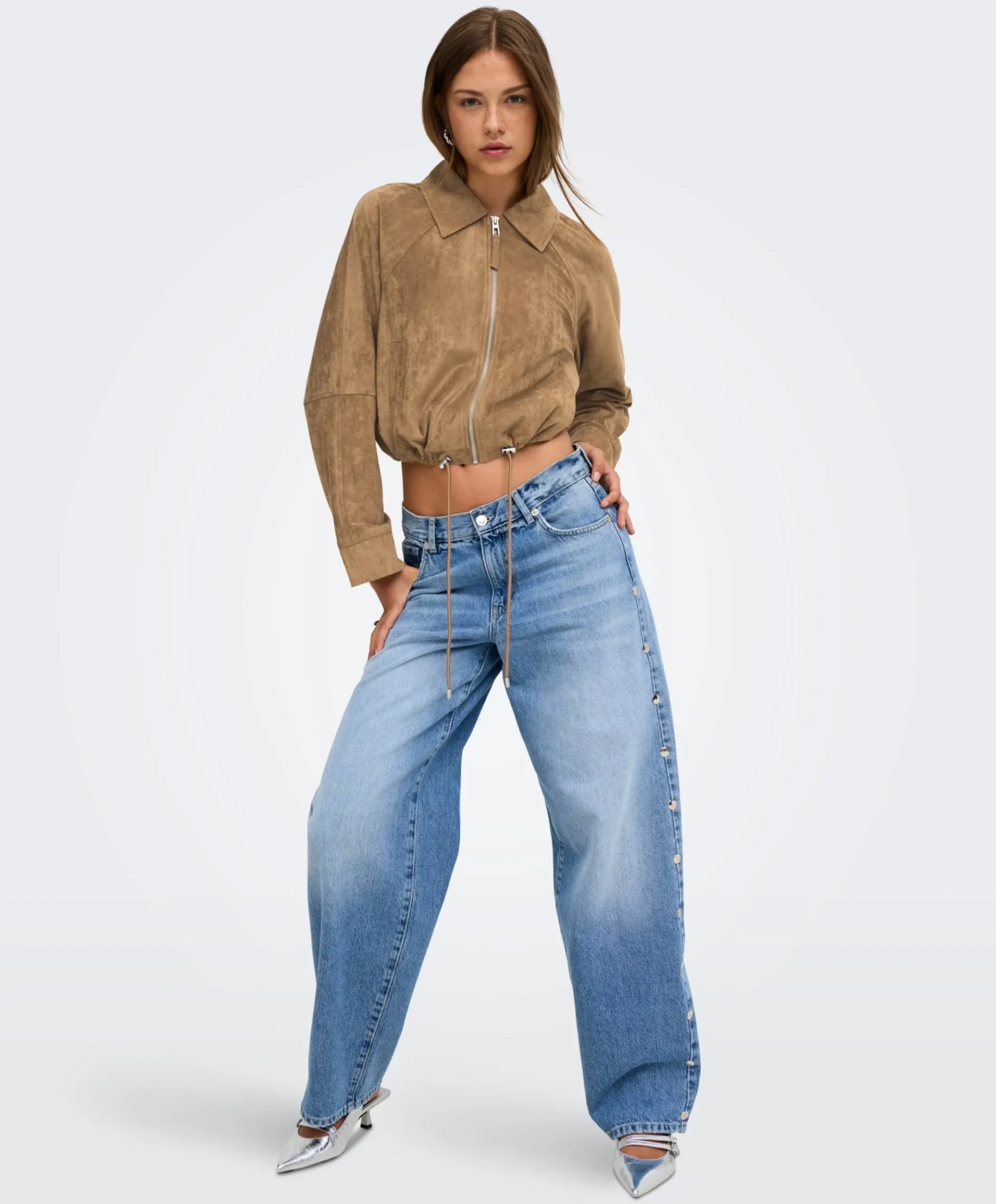 Dames jas beige