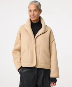 Dames jas beige