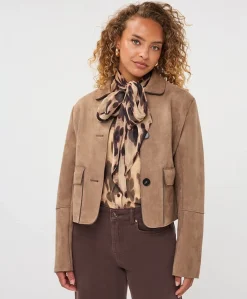 Dames jas beige