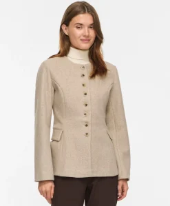 Dames jas beige
