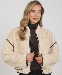 Dames jas beige