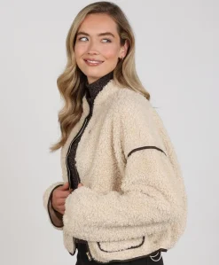 Dames jas beige