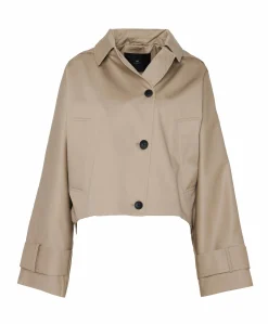 Dames jas beige
