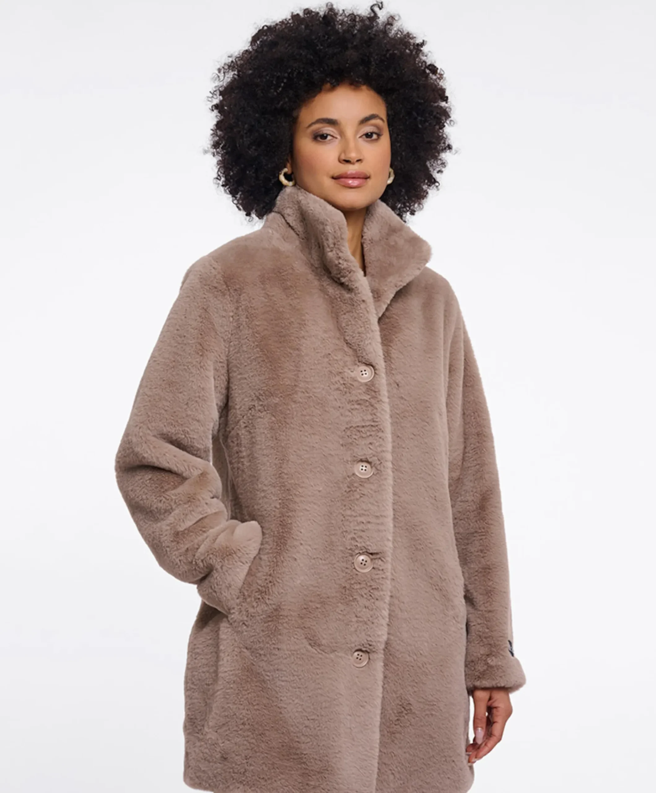 Dames jas beige