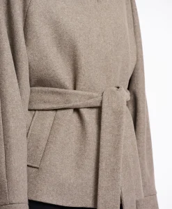 Dames jas beige