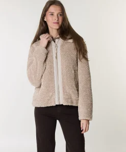 Dames jas beige