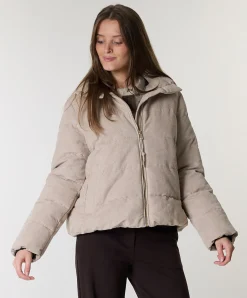 Dames jas beige