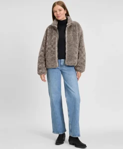 Dames jas beige