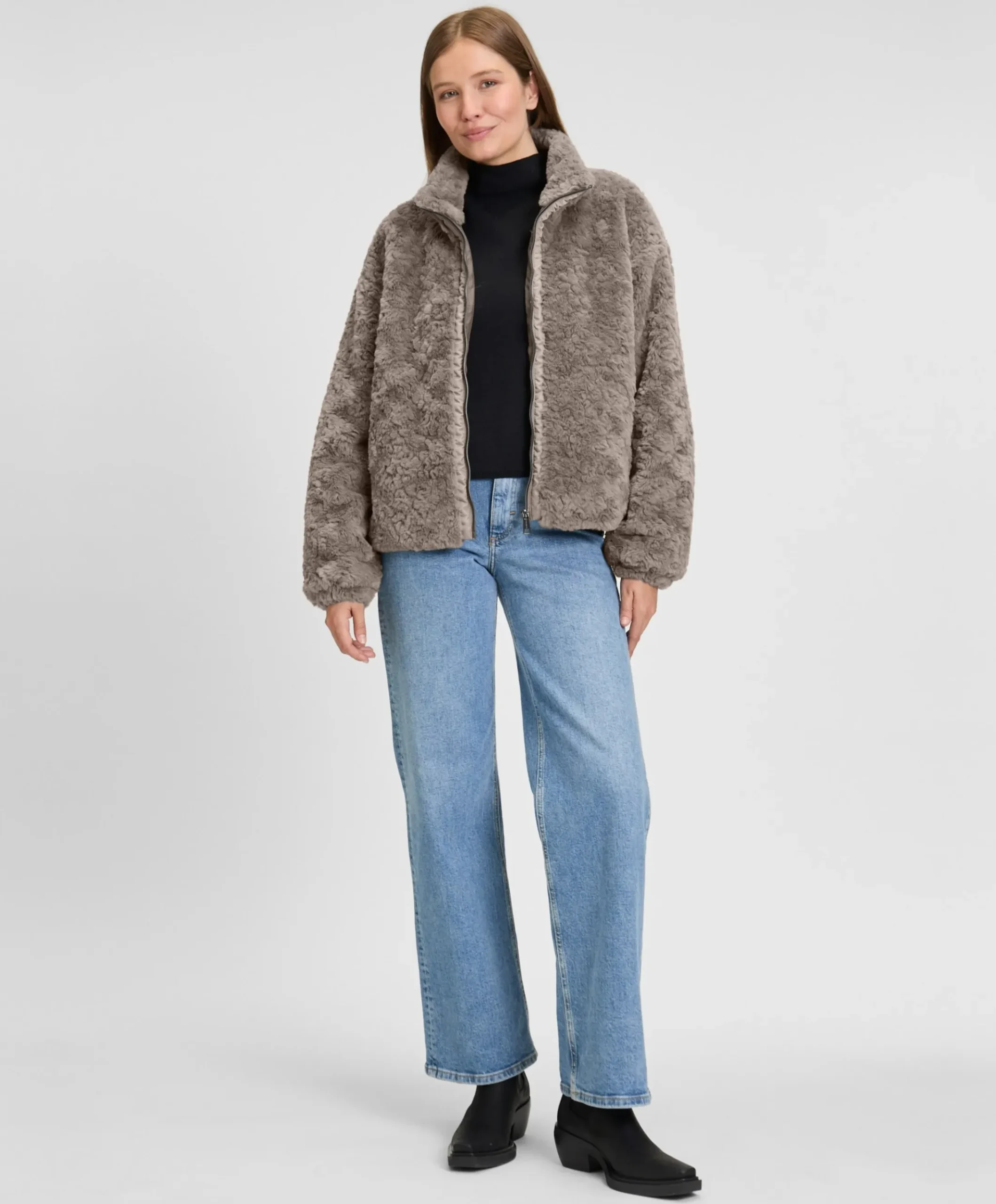 Dames jas beige