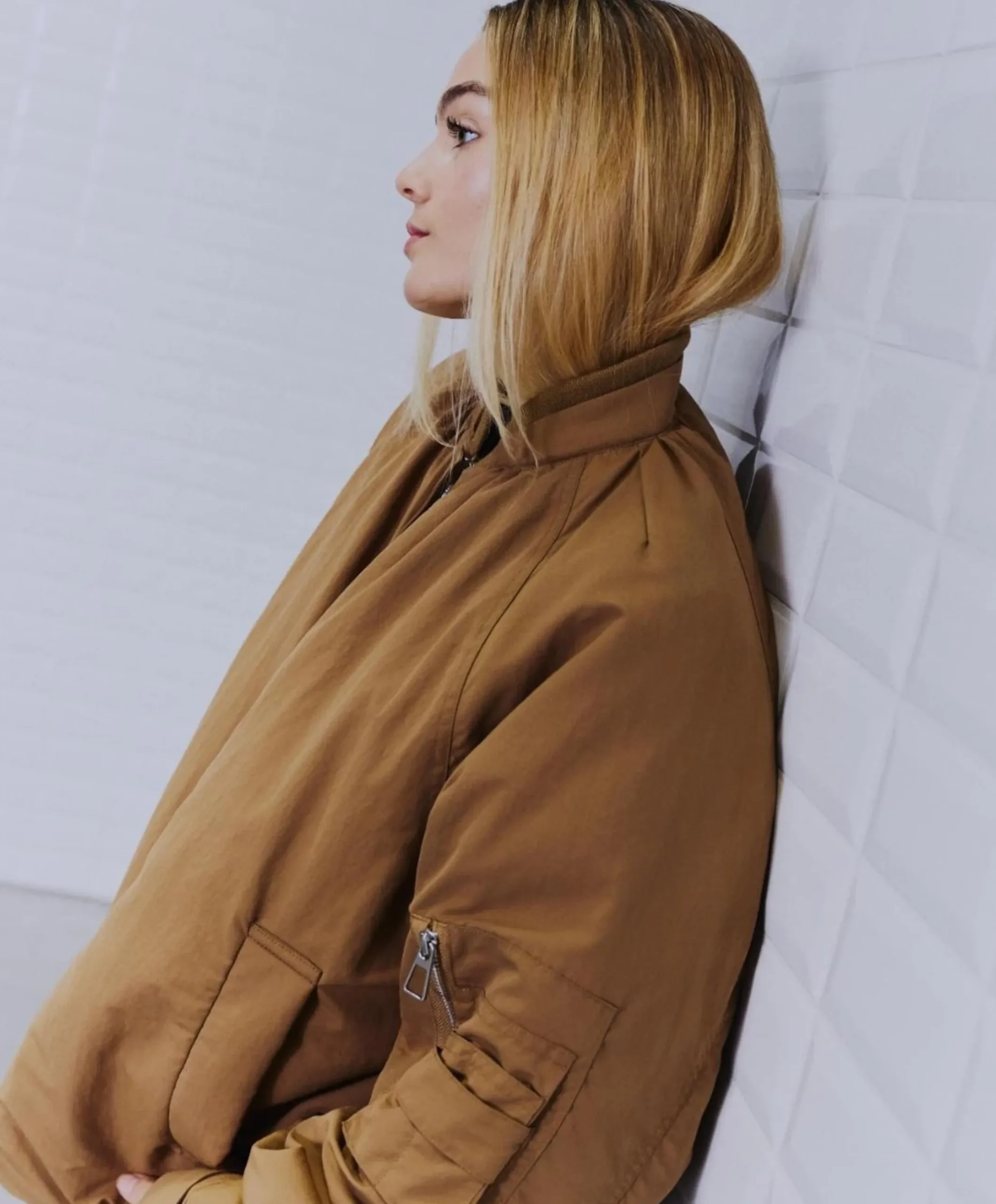 Dames jas beige