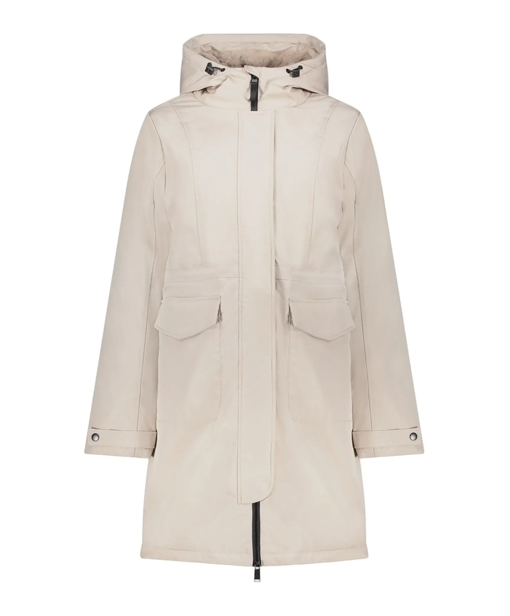 Dames jas beige
