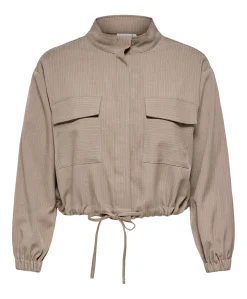 Dames jas beige