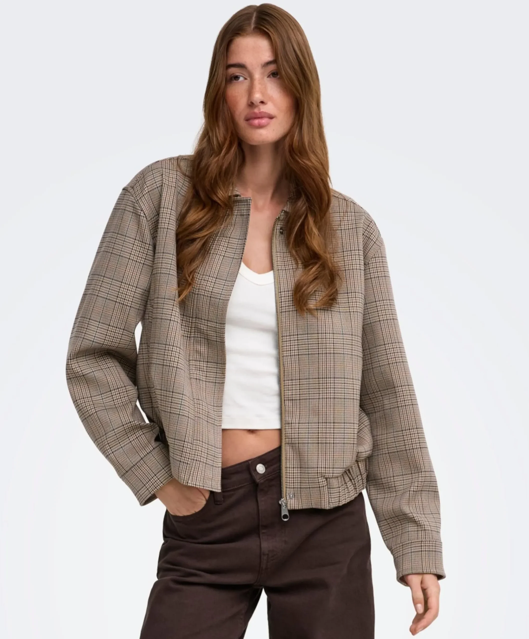 Dames jas beige