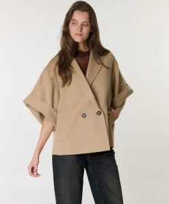 Dames jas beige