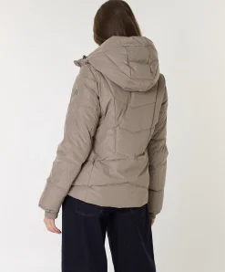 Dames jas beige