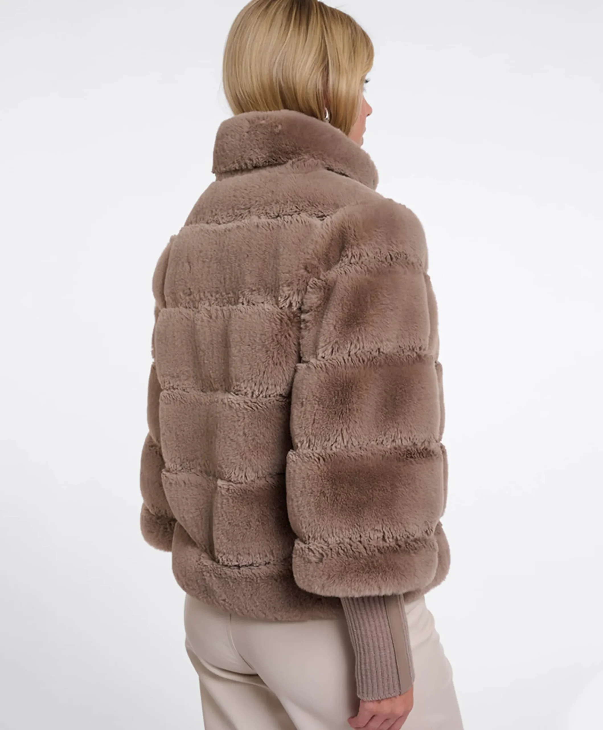 Dames jas beige