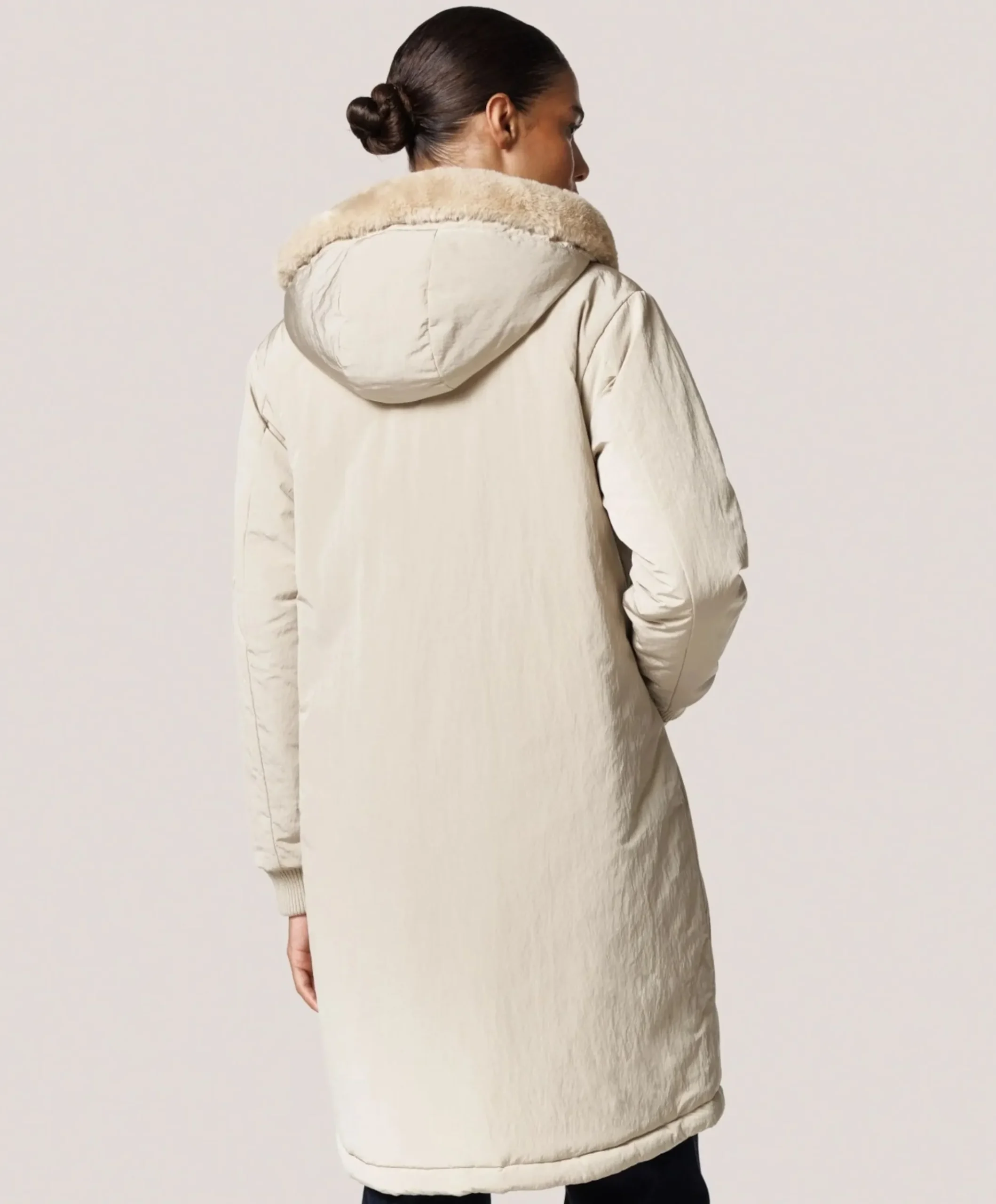 Dames jas beige