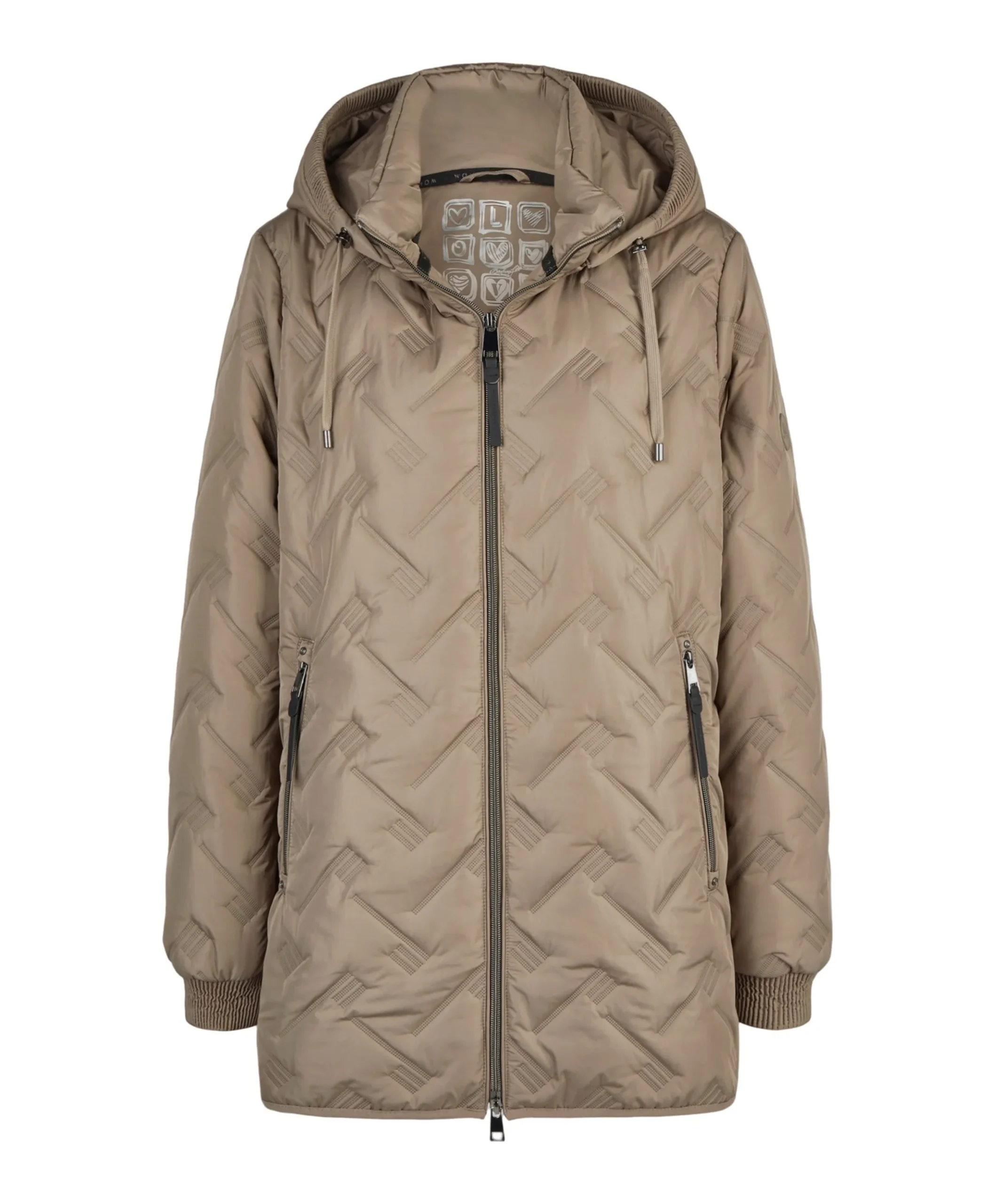 Dames jas beige
