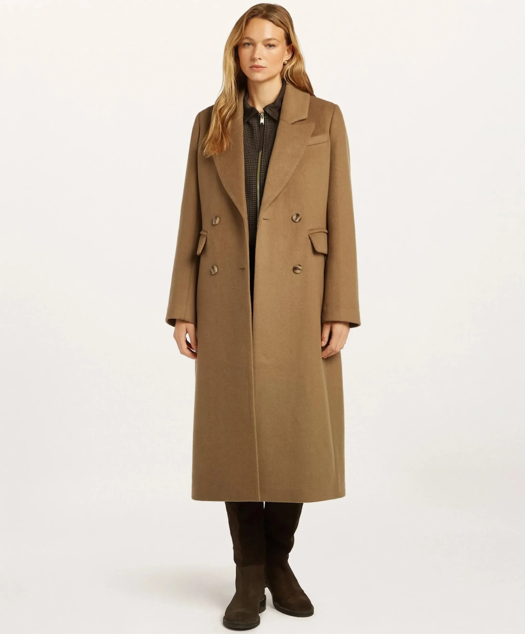 Dames jas beige