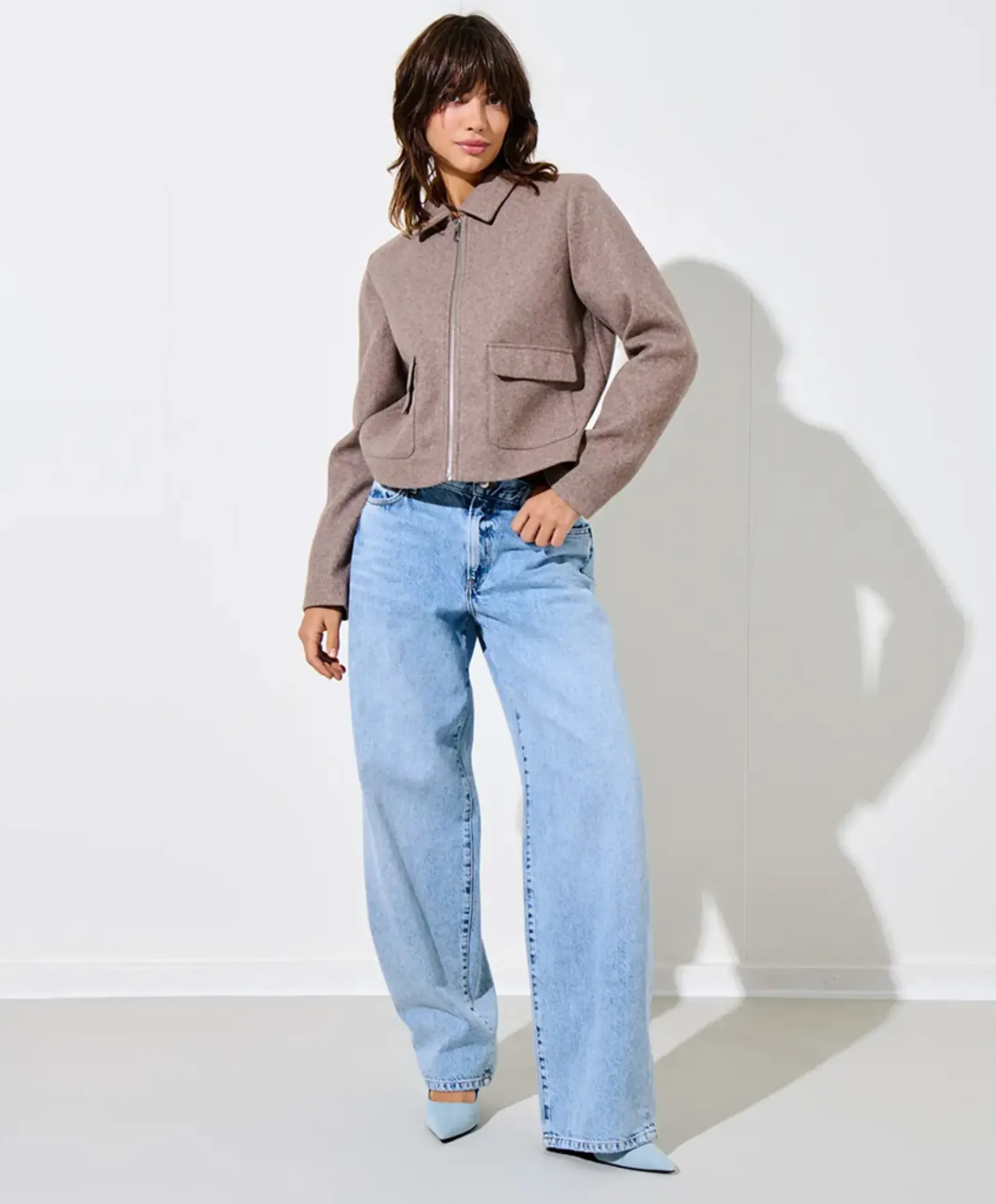 Dames jas beige