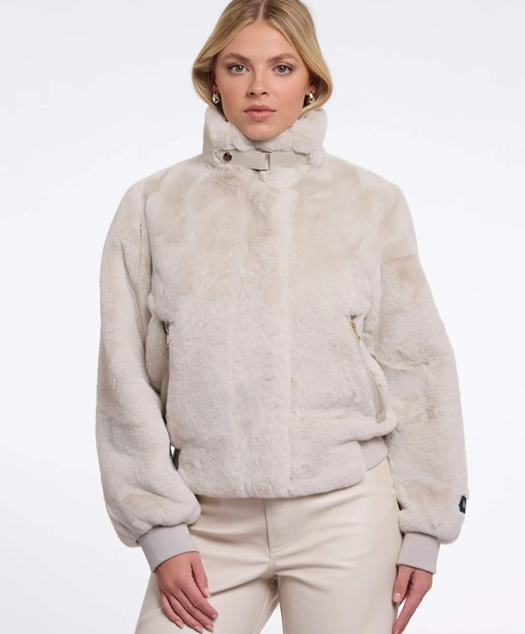 Dames jas beige