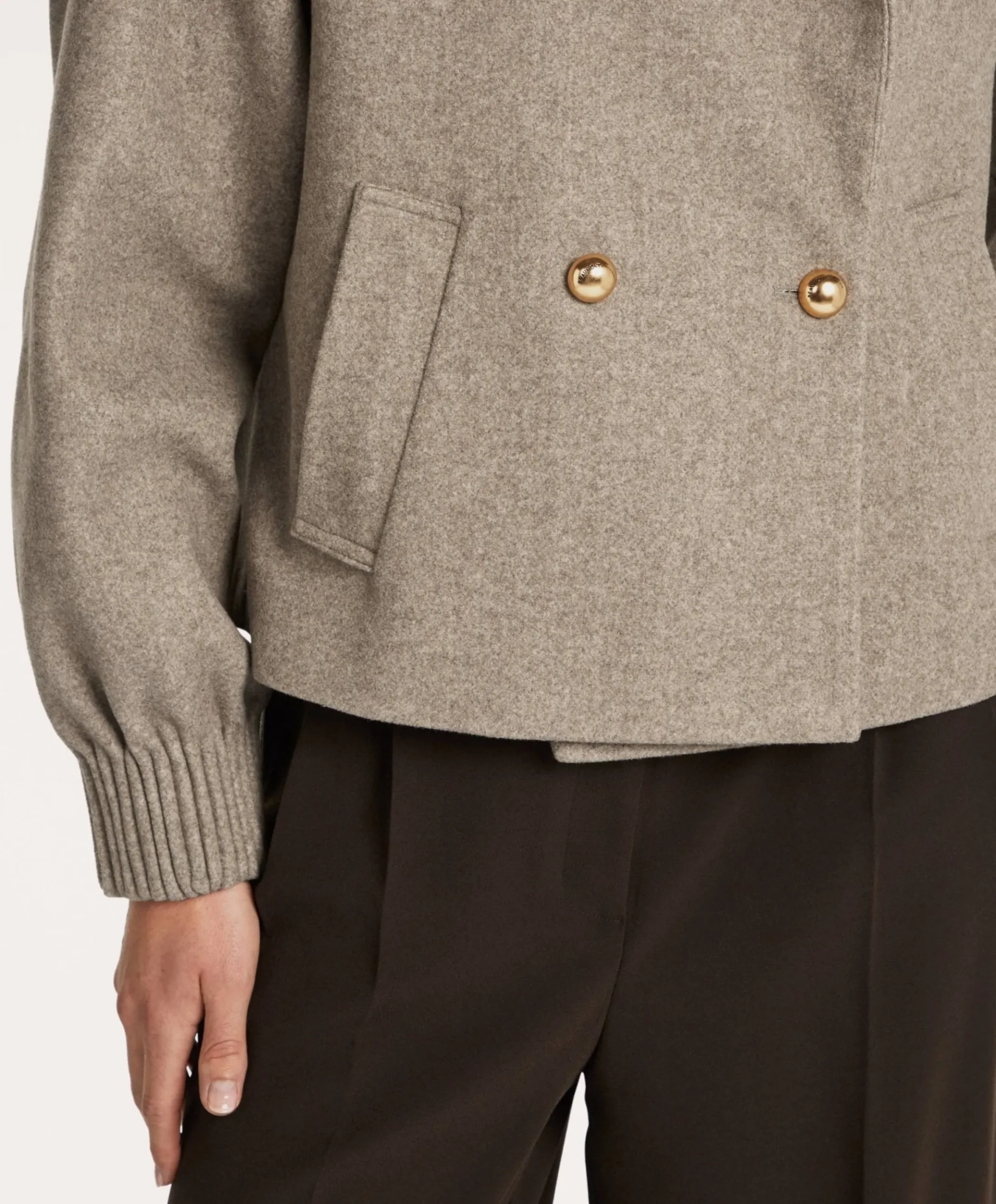 Dames jas beige