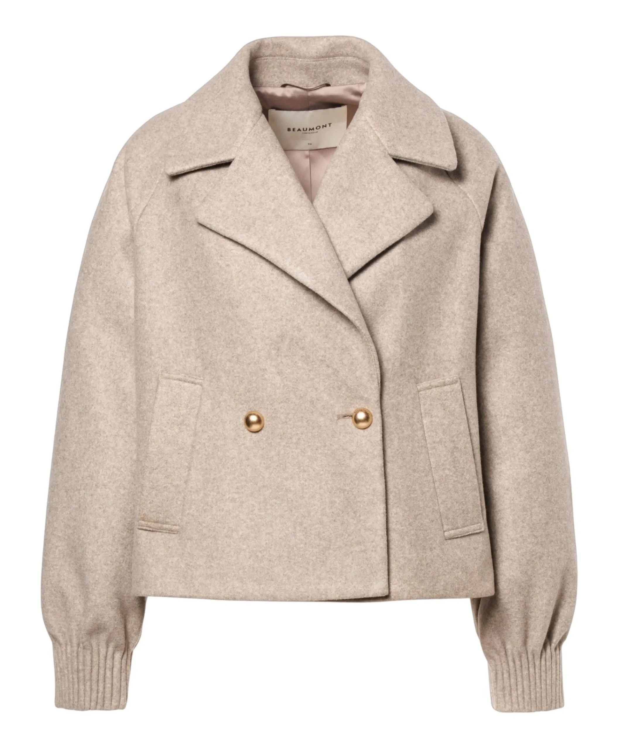 Dames jas beige