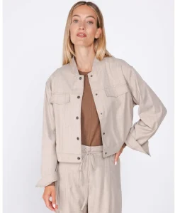 Dames jas beige