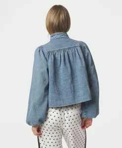 Dames jas blauw