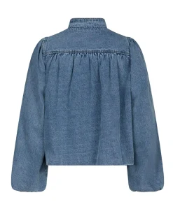 Dames jas blauw