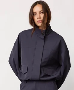 Dames jas blauw