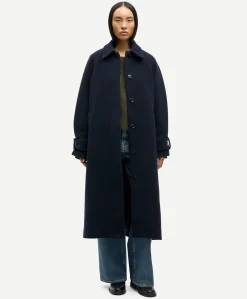 Dames jas blauw