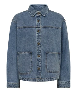 Dames jas blauw